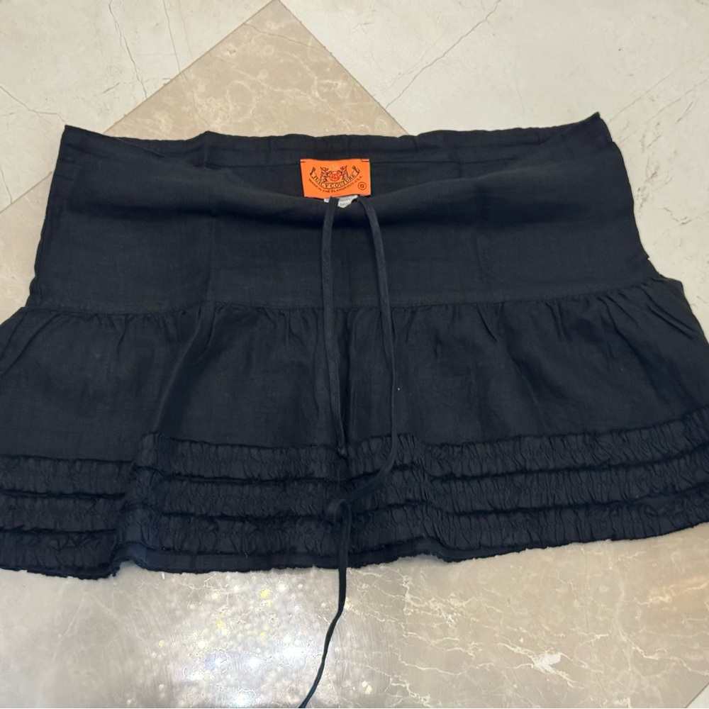 Juicy Couture Black Mini Skirt